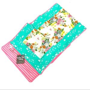 Matilda Jane Floral Swan Spring Table Runner New